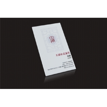 意大利經(jīng)典竹絲紋（白條）名片